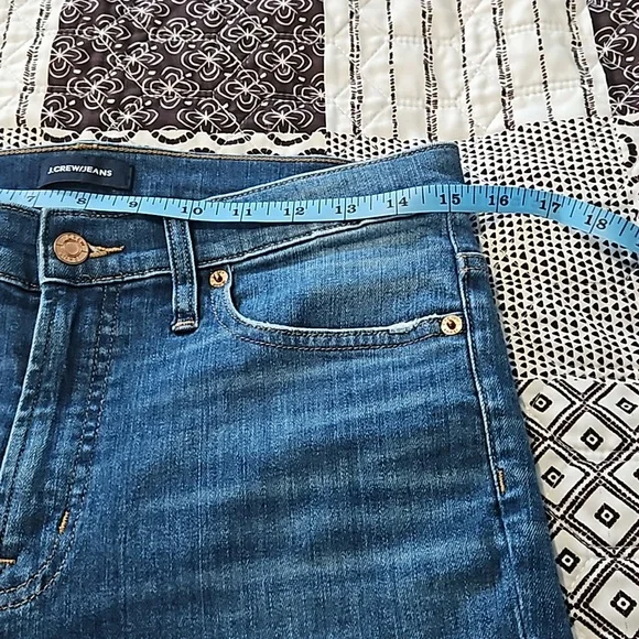 J. Crew skinny jeans high waisted size 29 color blue - Picture 4 of 8